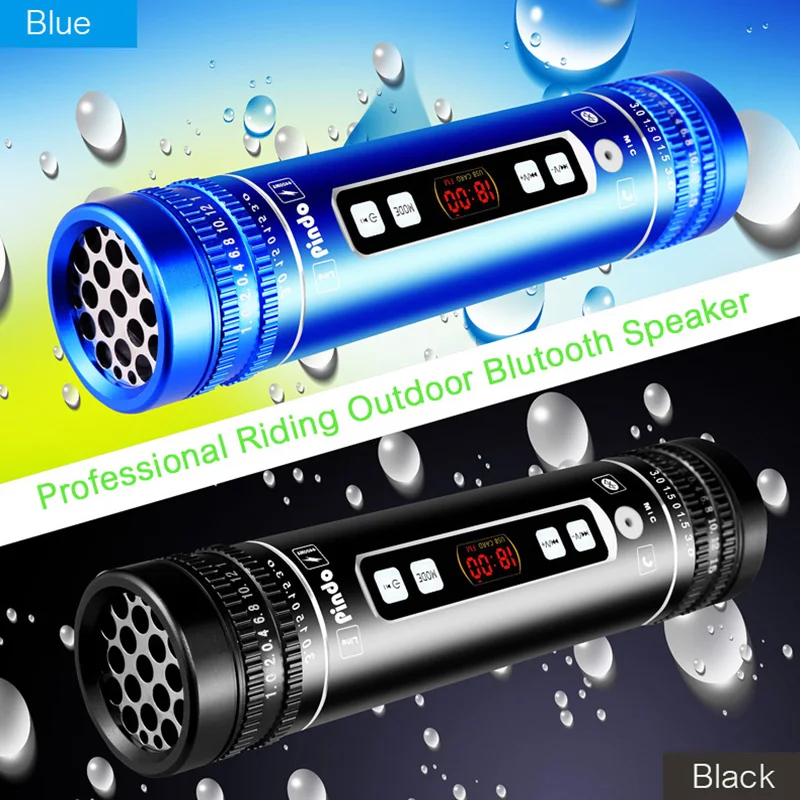 Pindo Bluetooth Bicycle Metal Speaker 4400mAh Power Bank Water Resistant Riding Sports Stereo Speaker TF MP3 Player with Mic FM
Pindo Bluetooth Bicycle Metal Speaker 4400mAh Power Bank Water Resistant Riding Sports Stereo Speaker TF MP3 Player with Mic FM