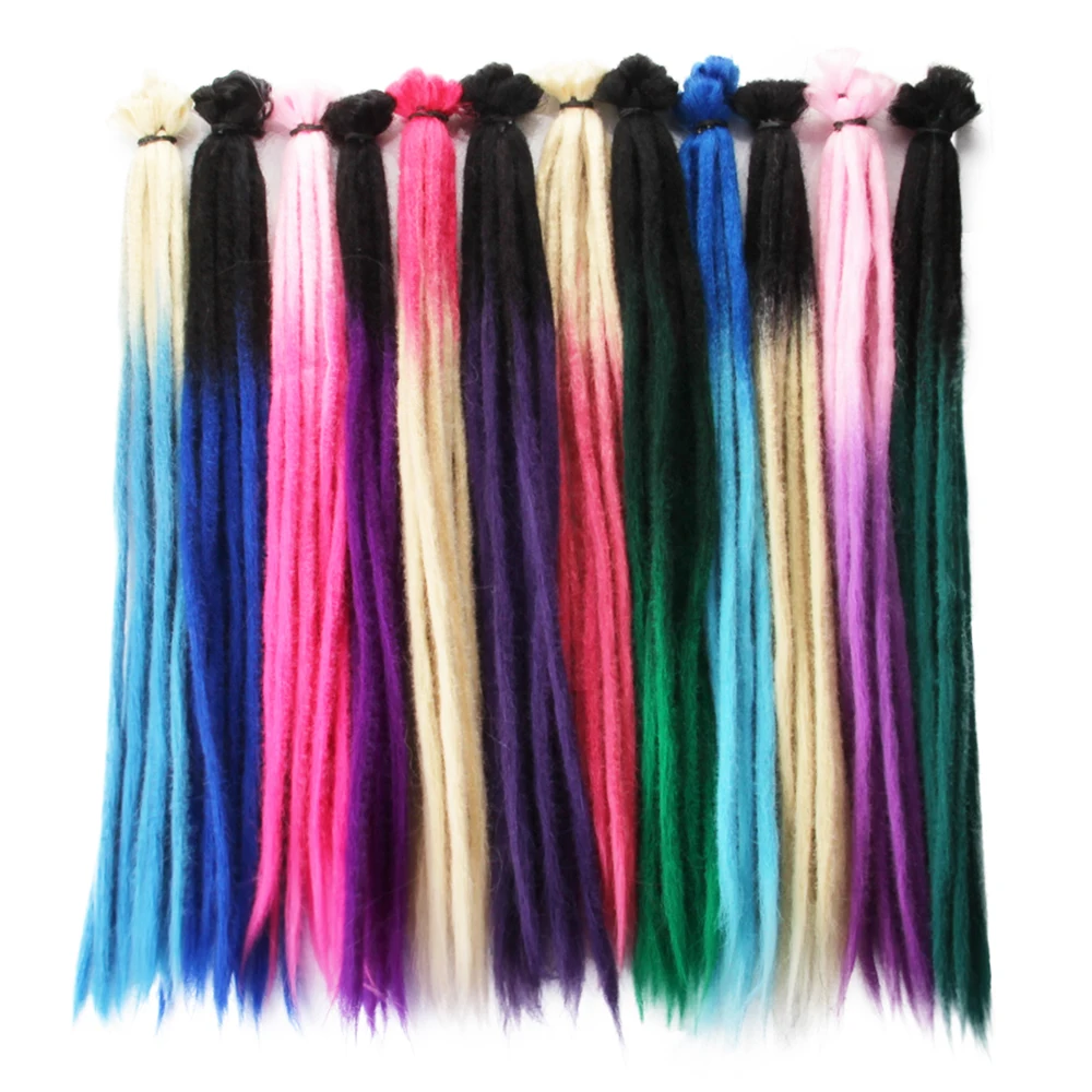 AliLeader 20inch Natural Soft Handmade Crochet Braiding Hair Extensions 52 Color Synthetic Dreadlocks Faux Locs Dreads 1 Root
AliLeader 20inch Natural Soft Handmade Crochet Braiding Hair Extensions 52 Color Synthetic Dreadlocks Faux Locs Dreads 1 Root