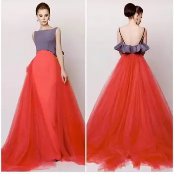 Sexy Backless Prom Gown Boat Neck Ruffle A Line Floor Length Wedding Party Dress
Sexy Backless Prom Gown Boat Neck Ruffle A Line Floor Length Wedding Party Dress
