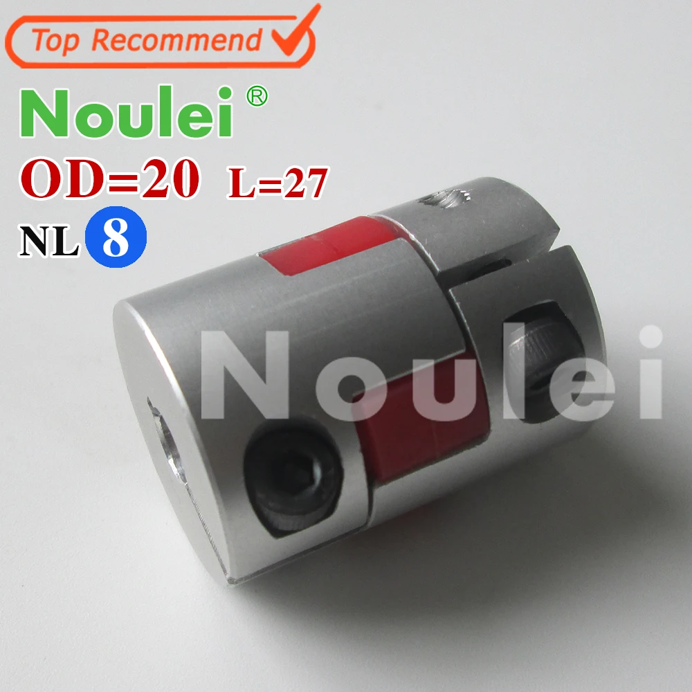 Noulei D20mm L27mm inner 5X6mm flexible couplings Aluminium CNC Stepper Motor Flexible Shaft Coupler 5*6mm
Noulei D20mm L27mm inner 5X6mm flexible couplings Aluminium CNC Stepper Motor Flexible Shaft Coupler 5*6mm