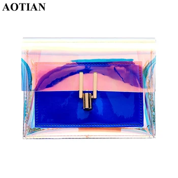 HTNBO Messenger Handbag Transparent Laser Handbag Clutch Shoulder Female Bag Chain Bag Clear Bag Evening Purse Fast Ship A20
HTNBO Messenger Handbag Transparent Laser Handbag Clutch Shoulder Female Bag Chain Bag Clear Bag Evening Purse Fast Ship A20