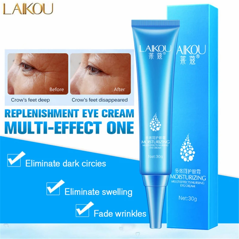 LAIKOU Hyaluronic Acid Eye Serum Cream Anti-Puffiness Remove Wrinkle Anti-Aging Remover Dark Circles Eye Gel Essence Skin Care
LAIKOU Hyaluronic Acid Eye Serum Cream Anti-Puffiness Remove Wrinkle Anti-Aging Remover Dark Circles Eye Gel Essence Skin Care