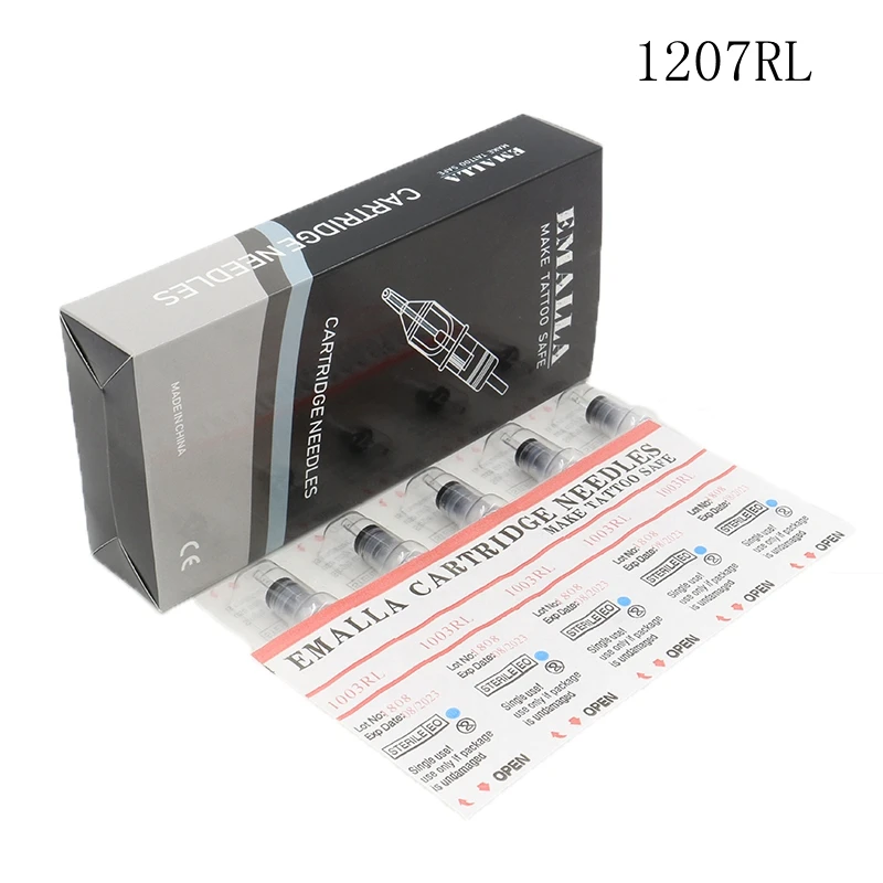 20pcs Tattoo Needle Permanent Makeup 1207RL Round Liner Cartridge Needles EMALLA Cartridge Needles tattoo supplier machine pen
20pcs Tattoo Needle Permanent Makeup 1207RL Round Liner Cartridge Needles EMALLA Cartridge Needles tattoo supplier machine pen