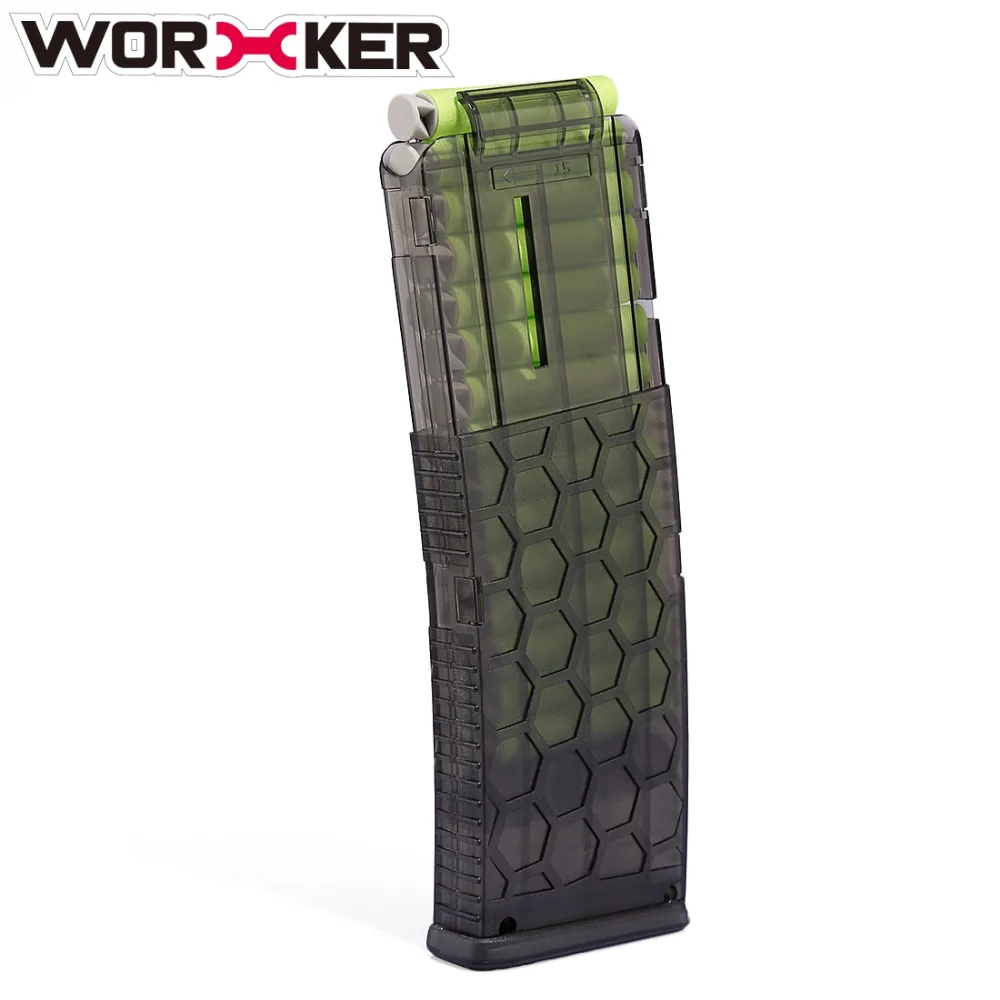 Honeycomb Curve Soft Bullet Clips 15 Bullets Ammo Cartridge Dart Clips For Nerf N-strike Elite Series - Transparent Black
Honeycomb Curve Soft Bullet Clips 15 Bullets Ammo Cartridge Dart Clips For Nerf N-strike Elite Series - Transparent Black