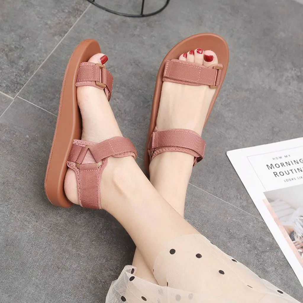 SAGACE Woman Shoes Sandals Sports Flat Low-heeled Loose Casual Large Size Red Solid Fashion Trend Sandals Women Summer Shoes
SAGACE Woman Shoes Sandals Sports Flat Low-heeled Loose Casual Large Size Red Solid Fashion Trend Sandals Women Summer Shoes