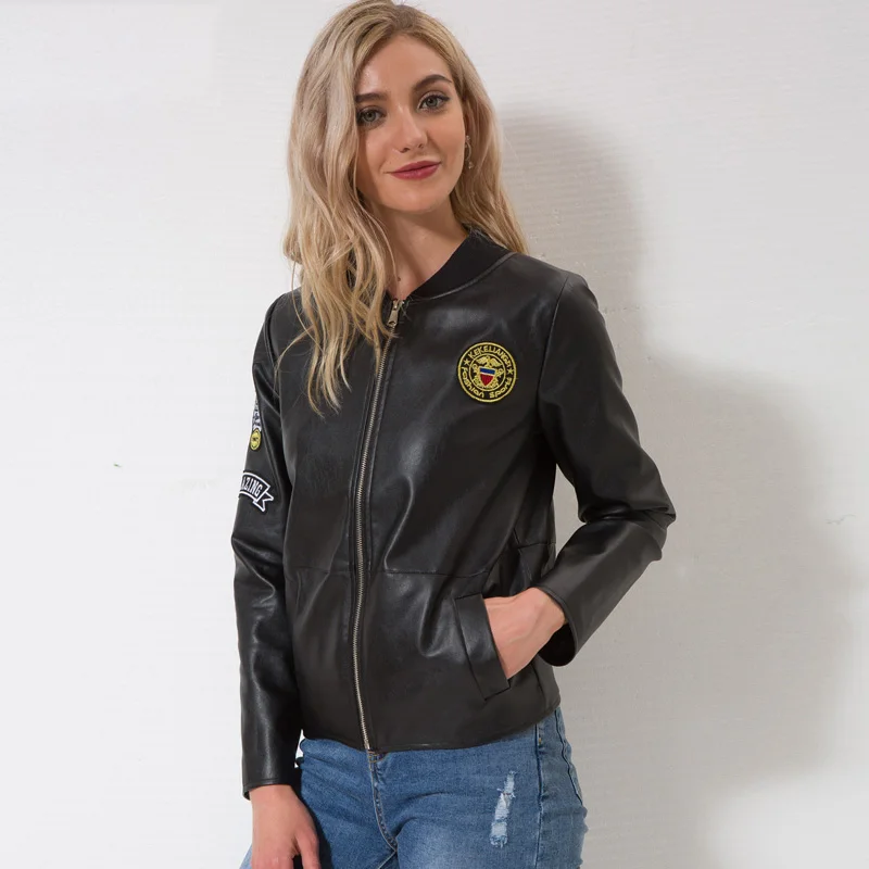 Lusumily Leather Jacket Women Autumn Winter Faux Leather Jackets Lady Fashion Design Motorcycle Style Black Trench Coat Female
Lusumily Leather Jacket Women Autumn Winter Faux Leather Jackets Lady Fashion Design Motorcycle Style Black Trench Coat Female