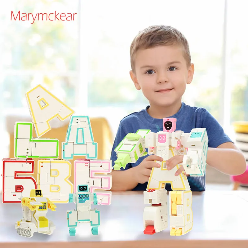 6 pcs/set Russian Deformed Alphabet Robot jigsaw puzzle Toys Children Creative Educational Action Figure Model Toys Gift
6 pcs/set Russian Deformed Alphabet Robot jigsaw puzzle Toys Children Creative Educational Action Figure Model Toys Gift