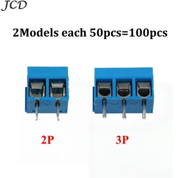 JCD 100pcs 5.0mm KF301 Pitch KF301-5.0mm 2P / 3P Screw Terminal Block Connector Blue
JCD 100pcs 5.0mm KF301 Pitch KF301-5.0mm 2P / 3P Screw Terminal Block Connector Blue