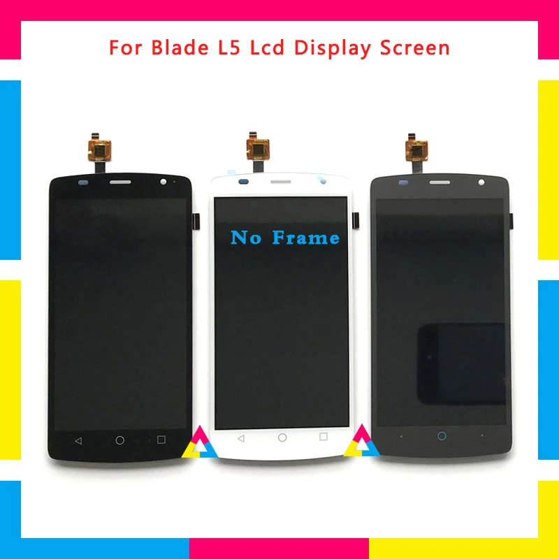 LCD Display Screen With Touch Screen Digitizer Assembly For ZTE Blade L5 and L5 Plus Replacement
LCD Display Screen With Touch Screen Digitizer Assembly For ZTE Blade L5 and L5 Plus Replacement