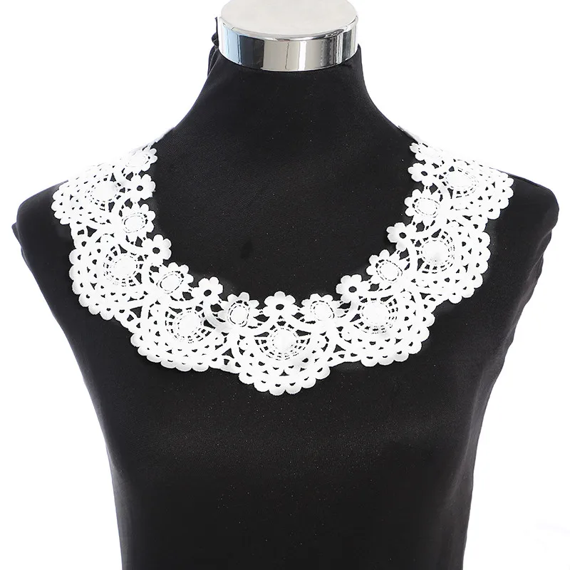 Craft White collar Venise craft Floral Embroidered Applique Trim Decorated Lace Neckline Collar Sewing Accessories
Craft White collar Venise craft Floral Embroidered Applique Trim Decorated Lace Neckline Collar Sewing Accessories