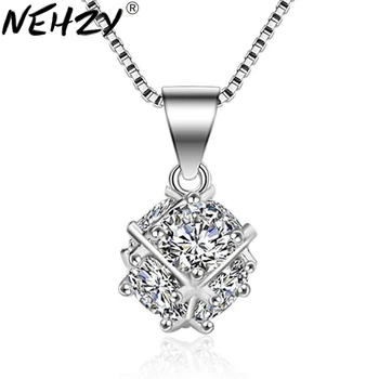 Hot 2016 Cubic Square Cube Necklace Pendant Simple female jewelry candy zircon pendant Princess lovely temperament aesthetic
Hot 2016 Cubic Square Cube Necklace Pendant Simple female jewelry candy zircon pendant Princess lovely temperament aesthetic