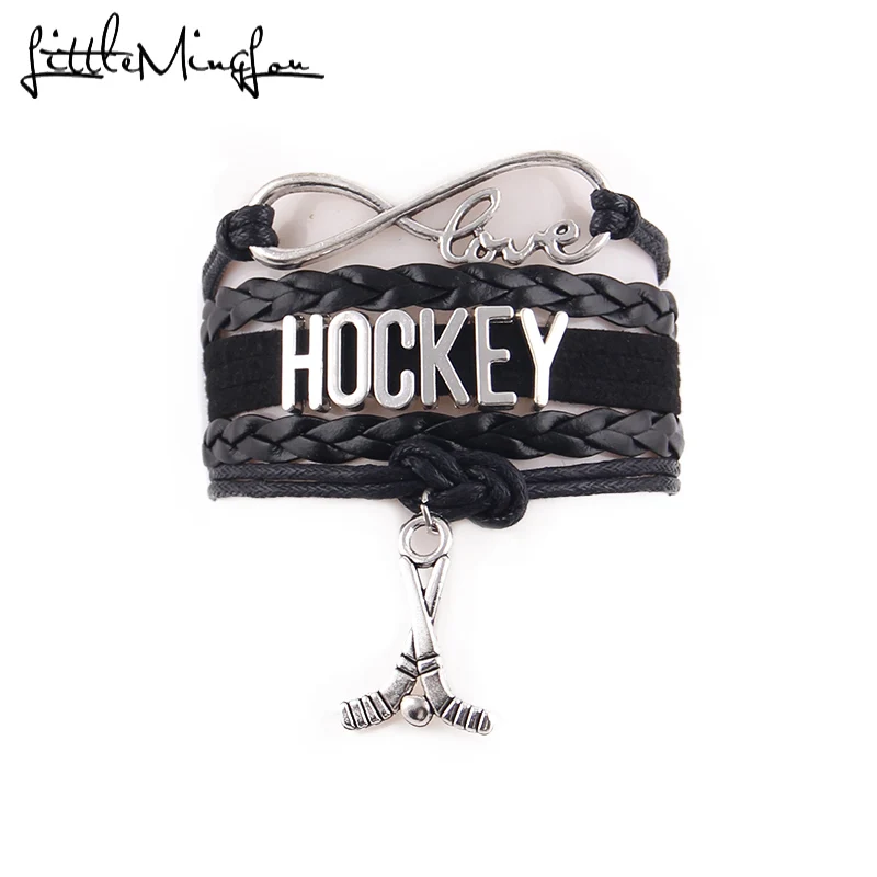 Little Minglou Infinity love HOCKEY MOM bracelet hockey team charm leather suedue wrap bracelets & bangles for women jewelry
Little Minglou Infinity love HOCKEY MOM bracelet hockey team charm leather suedue wrap bracelets & bangles for women jewelry