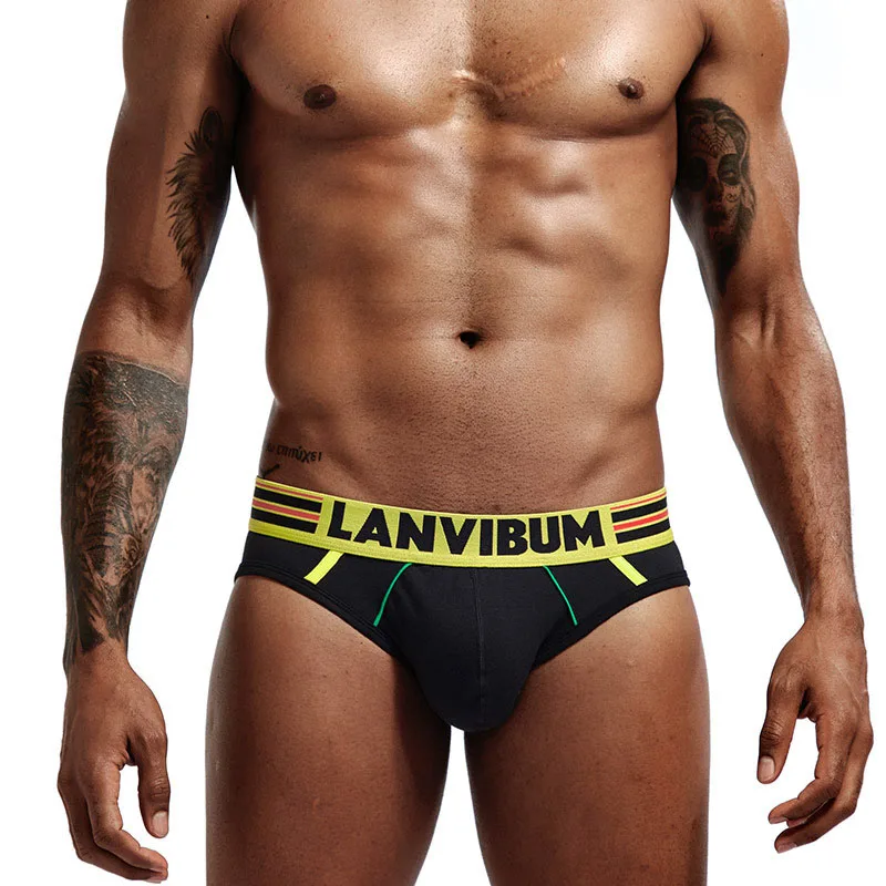 DEWVKV Sexy Cotton Men's Underwear Solid Breathable Soft Men Briefs Panties Size M L XL XXL Male Panties LXD
DEWVKV Sexy Cotton Men's Underwear Solid Breathable Soft Men Briefs Panties Size M L XL XXL Male Panties LXD