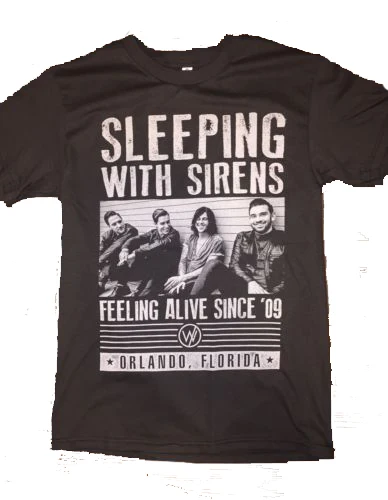 Sleeping with Sirens T Shirt men gift printed casual short sleeve t shirt US plus size S-3XL
Sleeping with Sirens T Shirt men gift printed casual short sleeve t shirt US plus size S-3XL