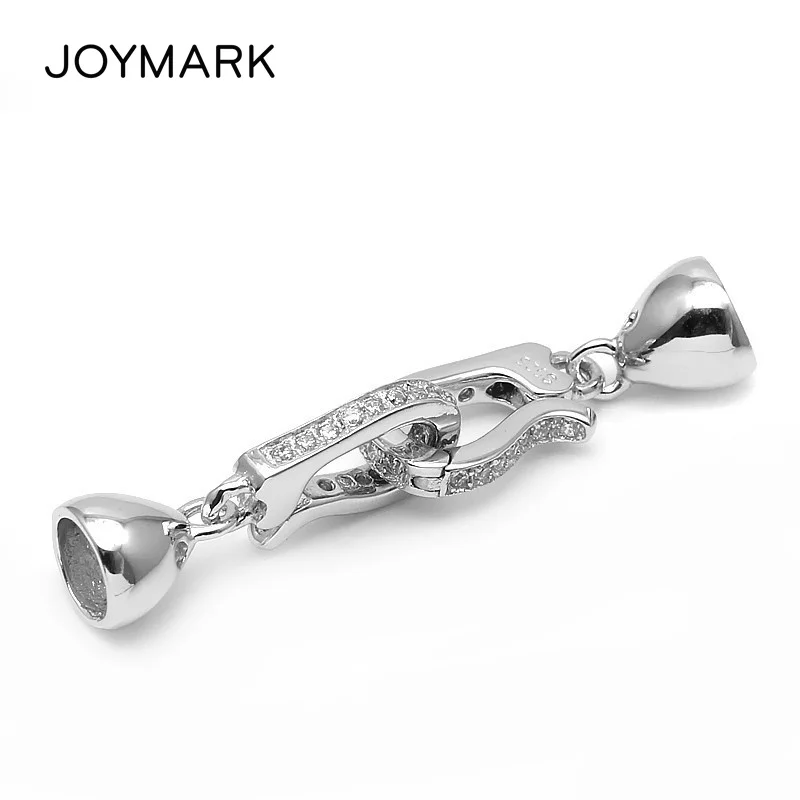 High Quality Fine Jewelry Findings Accessories 925 Sterling Silver With Zircon Ending Caps Clasps Connectors SC-CZ009
High Quality Fine Jewelry Findings Accessories 925 Sterling Silver With Zircon Ending Caps Clasps Connectors SC-CZ009