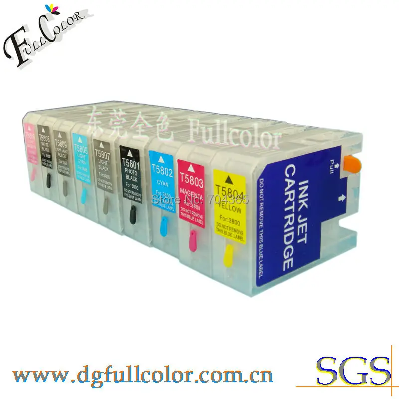 Free shipping Bulk refillable 3800 ink cartridge with ink and reset chip for 3800 wide format printer
Free shipping Bulk refillable 3800 ink cartridge with ink and reset chip for 3800 wide format printer