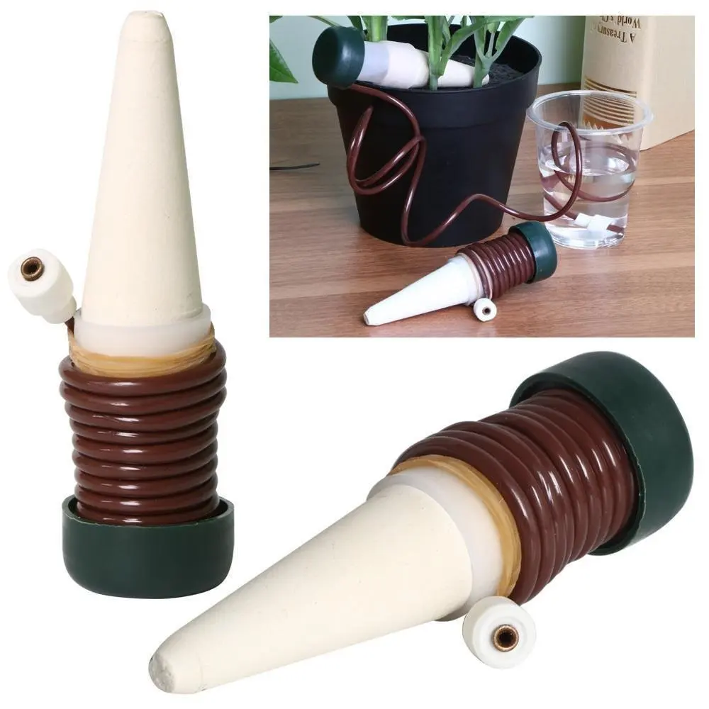 Automatic Plant Watering System Devices Slow Release Ceramic Material Feeder for Vacation Plant Self Watering Kit Outdoor Indoor
Automatic Plant Watering System Devices Slow Release Ceramic Material Feeder for Vacation Plant Self Watering Kit Outdoor Indoor