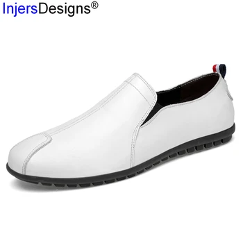 Plus Size 36-47 Genuine Leather Driving Shoes Men Loafers Black&White Breathable Flats Men Boat Shoes Fashion Casual Men Shoes
Plus Size 36-47 Genuine Leather Driving Shoes Men Loafers Black&White Breathable Flats Men Boat Shoes Fashion Casual Men Shoes