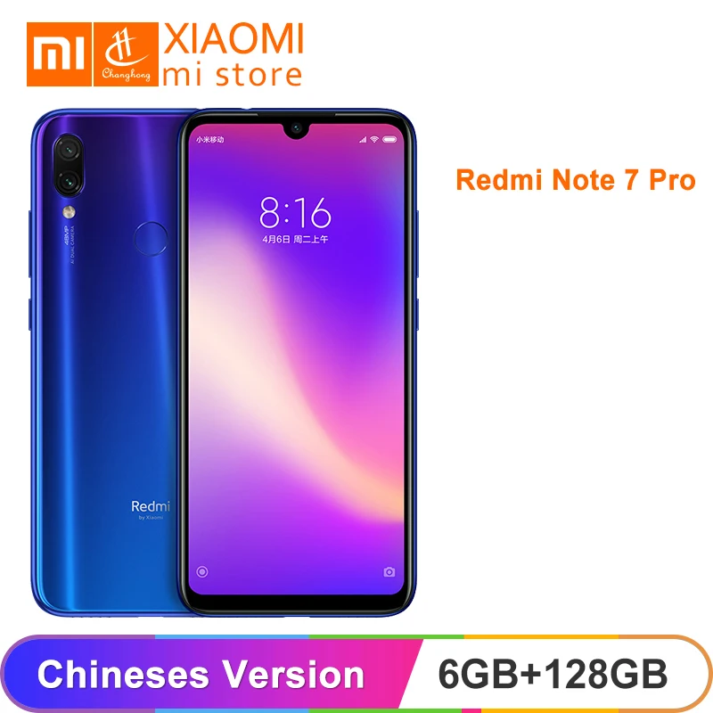 New Original Xiaomi Redmi Note 7 Pro 6GB 128GB Note7 Snapdragon 675 Octa Core 48MP+5MP Dual Camera 6.3" 4000mAh Smartphone
New Original Xiaomi Redmi Note 7 Pro 6GB 128GB Note7 Snapdragon 675 Octa Core 48MP+5MP Dual Camera 6.3" 4000mAh Smartphone
