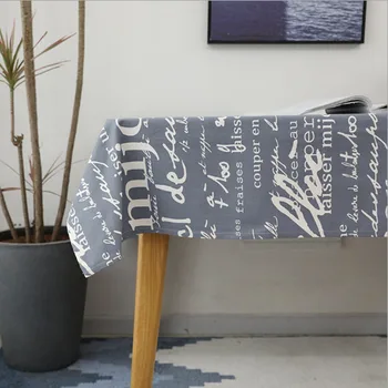 Simple Style 100% Cotton Letter Printing Rectangle Tablecloth Washable Splashproof Table Covers Decoration for Dining Table,Sofa
Simple Style 100% Cotton Letter Printing Rectangle Tablecloth Washable Splashproof Table Covers Decoration for Dining Table,Sofa