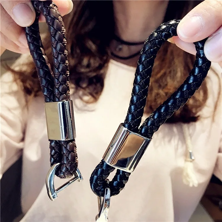 Knit double leather rope key ring, car key rope, key chain car key ring ring small gifts wholesale,ZD723007
Knit double leather rope key ring, car key rope, key chain car key ring ring small gifts wholesale,ZD723007