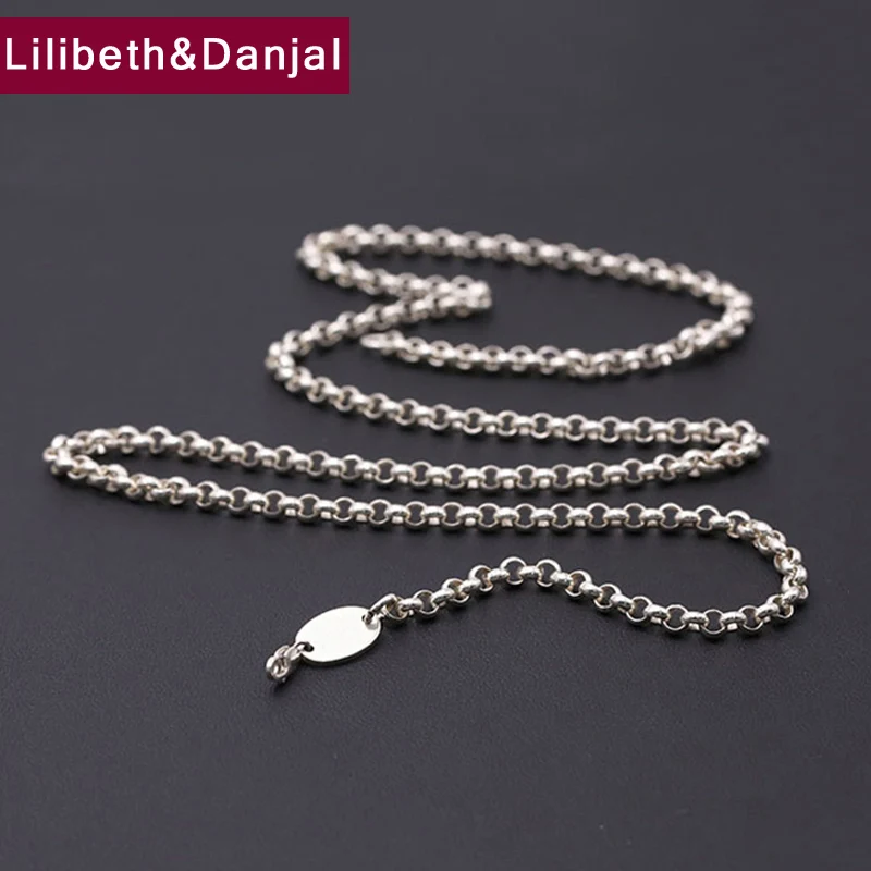 Women Men Necklace 100% Real 925 Sterling Silver 3mm 4mm 5mm Thick Pearl Chain Pendant Necklace Christmas Gift jewelry FN21
Women Men Necklace 100% Real 925 Sterling Silver 3mm 4mm 5mm Thick Pearl Chain Pendant Necklace Christmas Gift jewelry FN21