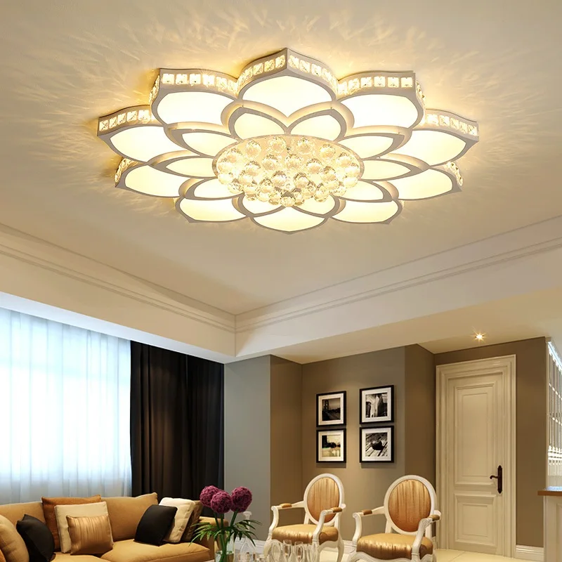 Simple Petal Crystal Ceiling Lights Living Room Bedroom Study Room Ceiling Lamps LED Modern Lighting fixture
Simple Petal Crystal Ceiling Lights Living Room Bedroom Study Room Ceiling Lamps LED Modern Lighting fixture