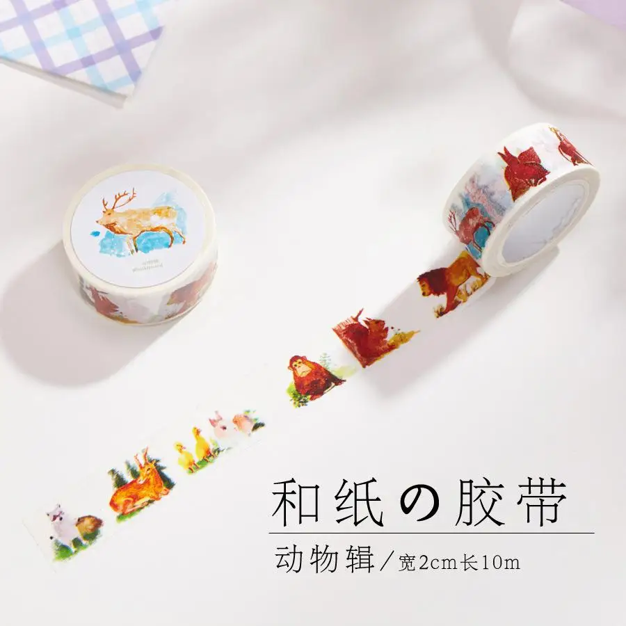 Creative Animal Plant Flower Decorative Adhesive Washi Tape DIY Diary Scrapbooking Masking Tape School Office Supply Stationery
Creative Animal Plant Flower Decorative Adhesive Washi Tape DIY Diary Scrapbooking Masking Tape School Office Supply Stationery