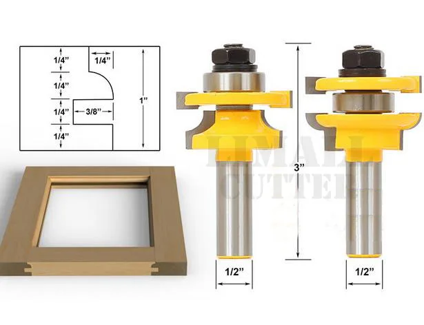 2Piece/Set Concave Stile and Rail Bits Nail Tenon Joints Door Knife Kitchen Cabinet Milling Cutter
2Piece/Set Concave Stile and Rail Bits Nail Tenon Joints Door Knife Kitchen Cabinet Milling Cutter