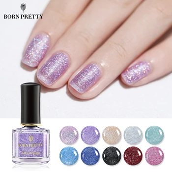 BORN PRETTY Nail Polish 6ml Laser Shimmer Nail Art Varnish Shining Holographics Manicuring Design
BORN PRETTY Nail Polish 6ml Laser Shimmer Nail Art Varnish Shining Holographics Manicuring Design