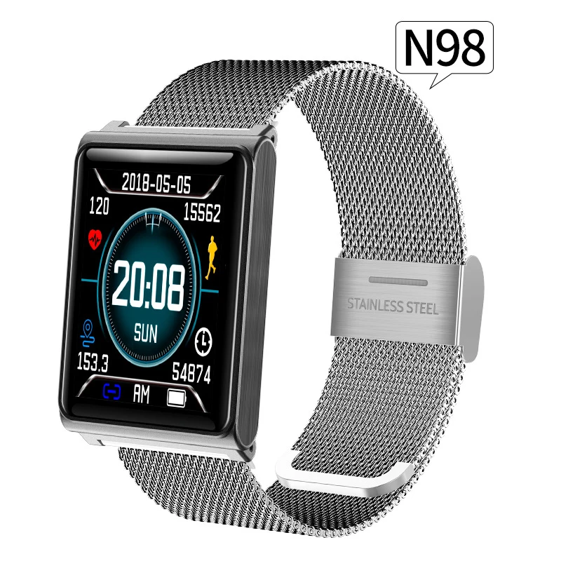 N98 Smart Watch Men Women Blood Pressure Heart Rate Monitor Fitness Tracker Clock Smartwatch For IOS Android
N98 Smart Watch Men Women Blood Pressure Heart Rate Monitor Fitness Tracker Clock Smartwatch For IOS Android