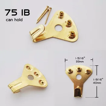 25x Super Strong Heavy Duty Metal Steel Picture Photo Oil Painting Hook Hanger Hard Wood Solid Wall No trace Small hole 75IB
25x Super Strong Heavy Duty Metal Steel Picture Photo Oil Painting Hook Hanger Hard Wood Solid Wall No trace Small hole 75IB
