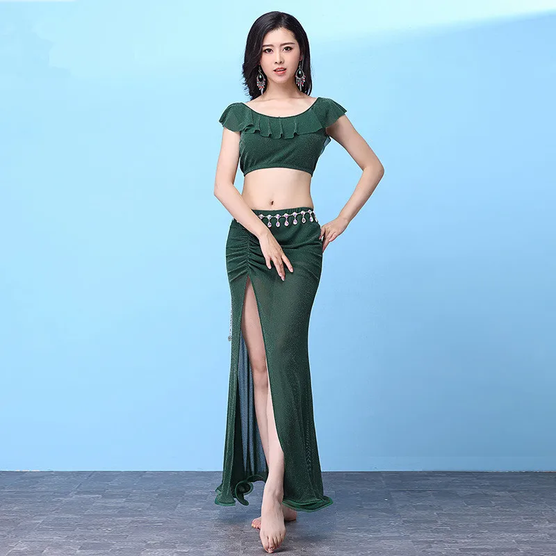 2 PCS/SET New Sexy Belly Dance Costume Tops+Skirt Women Bellydance Performance Costumes Beginners Professional Dance Clothing
2 PCS/SET New Sexy Belly Dance Costume Tops+Skirt Women Bellydance Performance Costumes Beginners Professional Dance Clothing