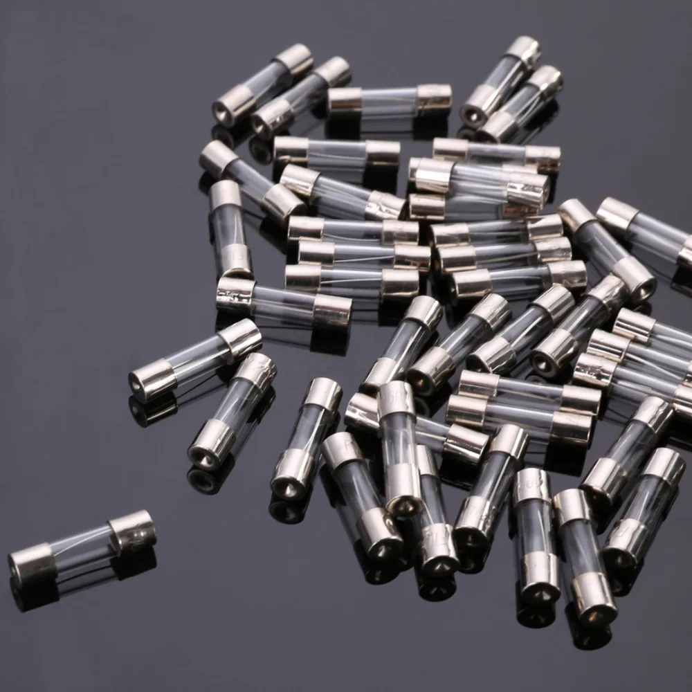100Pcs/Set Quick Blow Glass Tube Fuse Assorted Kits 5x20mm Fast-blow Glass Fuses Electrical Equipment Fuse
100Pcs/Set Quick Blow Glass Tube Fuse Assorted Kits 5x20mm Fast-blow Glass Fuses Electrical Equipment Fuse