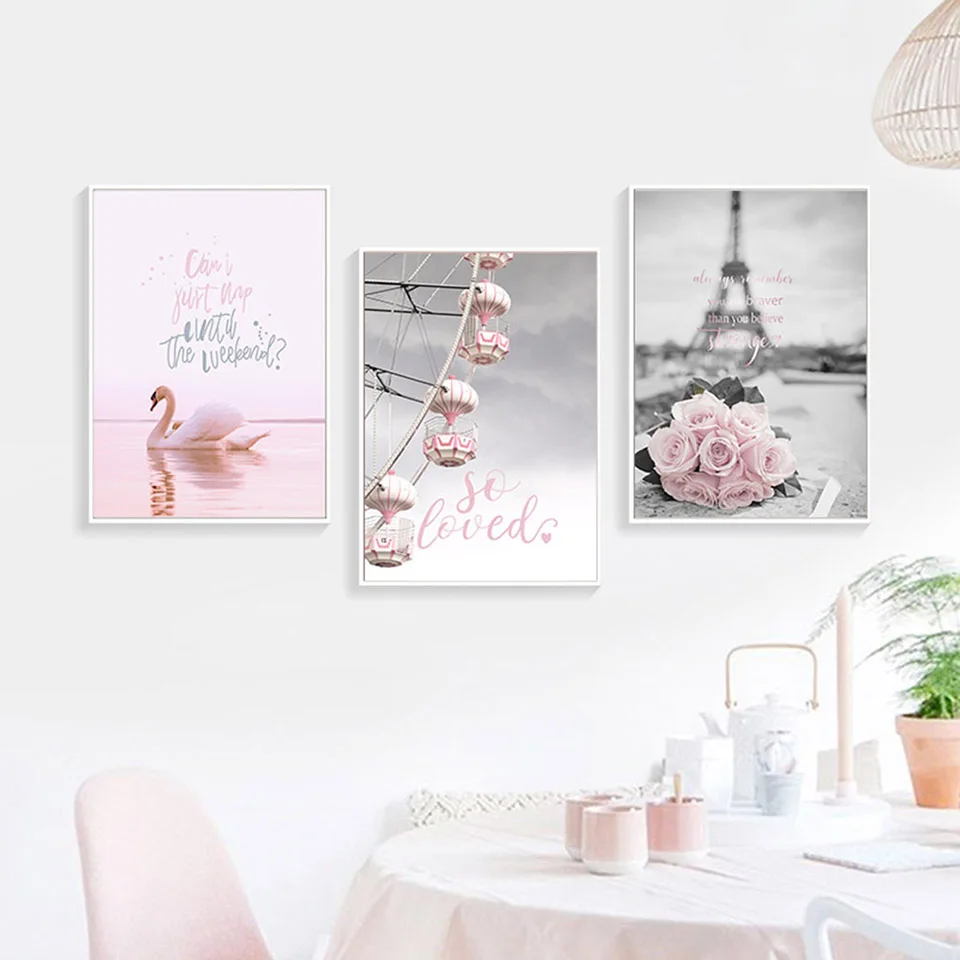 Eiffel-Tower-Girl-Wall-Art-Canvas-Fashion-Poster-Pink-City-Landscape-Print-Painting-Nordic-Decoration-Picture (1)