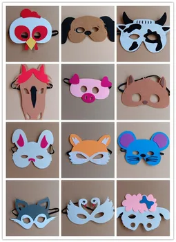 Kids Cosplay Masks Cartoon Animal Cow Pig Rabbit Fox Sheep Felt Eye Masks Children's Day Birthday Gift Party Favors Dress-Up
Kids Cosplay Masks Cartoon Animal Cow Pig Rabbit Fox Sheep Felt Eye Masks Children's Day Birthday Gift Party Favors Dress-Up