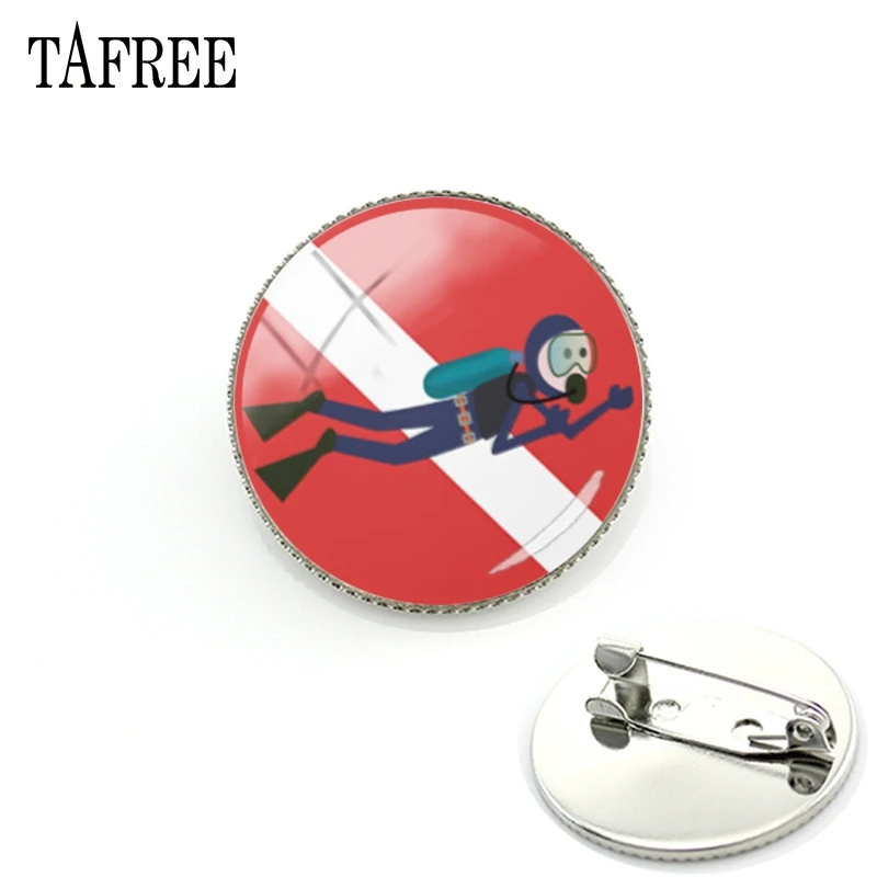 TAFREE Милая брошь с изображением мультфильма без дайвинга модный дизайн значок