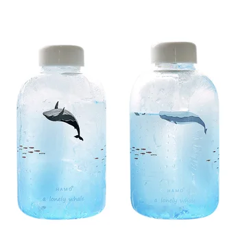 Creative Whale Gradient Color Glass Water Bottle Cute Ocean Animal Bottles 600ml Camping Sport Bottle Tour Drinkware
Creative Whale Gradient Color Glass Water Bottle Cute Ocean Animal Bottles 600ml Camping Sport Bottle Tour Drinkware