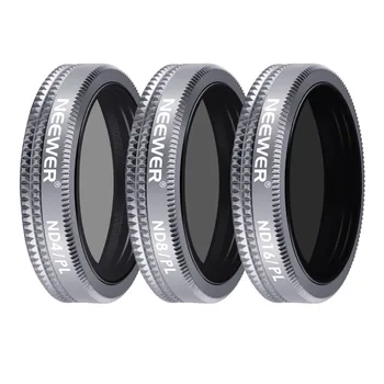 Neewer Shutter Filter Kit for DJI Mavic 2 Zoom, Includes Multi-coated ND4/PL ND8/PL ND16/PL Filters with Carrying Box
Neewer Shutter Filter Kit for DJI Mavic 2 Zoom, Includes Multi-coated ND4/PL ND8/PL ND16/PL Filters with Carrying Box