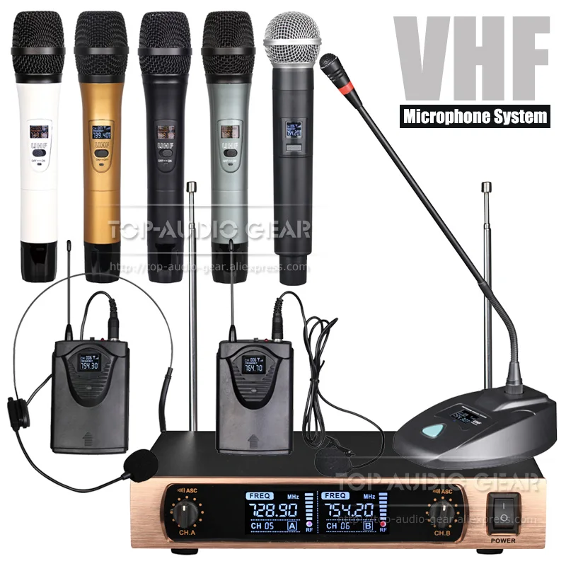 2 x Channel Handheld Lavalier Lapel Headset Headworn Desktop Conference Mic Wireless Microphone System Karaoke KTV Stage Meeting
2 x Channel Handheld Lavalier Lapel Headset Headworn Desktop Conference Mic Wireless Microphone System Karaoke KTV Stage Meeting