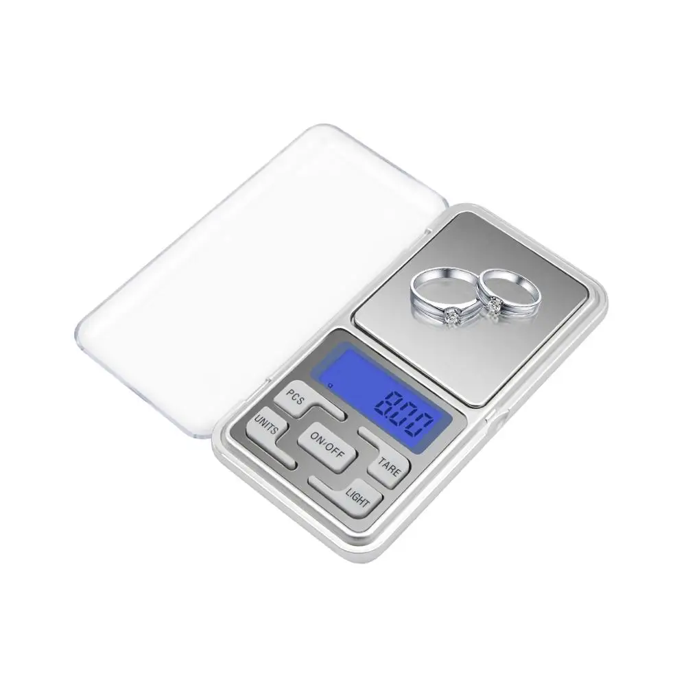 Mini Digital Scale 100/200/300/500g 0.01/0.1g High Accuracy Backlight Electric Pocket For Jewelry Gram Weight For Kitchen
Mini Digital Scale 100/200/300/500g 0.01/0.1g High Accuracy Backlight Electric Pocket For Jewelry Gram Weight For Kitchen