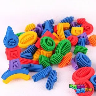 Candice guo! Funny toy colorful soft plastic blocks baby DIY educational toy G12
Candice guo! Funny toy colorful soft plastic blocks baby DIY educational toy G12