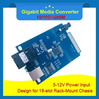 Card 1 pcs Gigabit Fiber Optical Media Converter 1000M HTB-GS-03 Single Mode Single Fiber SC for 16-slot Rack-Mount Chasis
Card 1 pcs Gigabit Fiber Optical Media Converter 1000M HTB-GS-03 Single Mode Single Fiber SC for 16-slot Rack-Mount Chasis