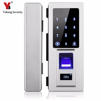 YobangSecurity Smart Intelligent Electronic Door Lock Touch Screen Fingerprint/Password/RFID Card Keyless Latch For Glass Door
YobangSecurity Smart Intelligent Electronic Door Lock Touch Screen Fingerprint/Password/RFID Card Keyless Latch For Glass Door