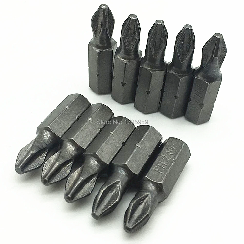 10pcs PH2 Impact Drill Driver Screwdriver Bits Set 25mm Quick Release 1/4" Hex Shank Phillips Screw Driver Bit Tools
10pcs PH2 Impact Drill Driver Screwdriver Bits Set 25mm Quick Release 1/4" Hex Shank Phillips Screw Driver Bit Tools
