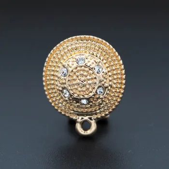 Metal Clip Earring Post with Loop Hanger 17mm Hollow Circle Paved Rhinestone DIY Findings for Pearls Stud Earrings Retro
Metal Clip Earring Post with Loop Hanger 17mm Hollow Circle Paved Rhinestone DIY Findings for Pearls Stud Earrings Retro