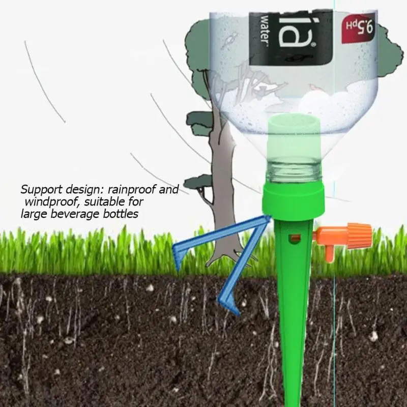 1pc Auto Drip Irrigation Watering System Automatic Watering Houseplant Spikes For Plant Potted Flower
1pc Auto Drip Irrigation Watering System Automatic Watering Houseplant Spikes For Plant Potted Flower