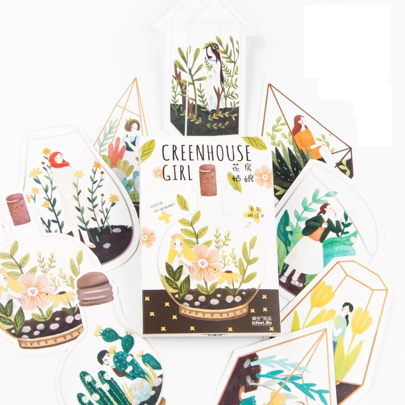 30 sheets/SET Girl Live In Greenhouse Painting Style Memoryr Postcard /Greeting Card/Wish Card/Christmas and New Year gifts
30 sheets/SET Girl Live In Greenhouse Painting Style Memoryr Postcard /Greeting Card/Wish Card/Christmas and New Year gifts