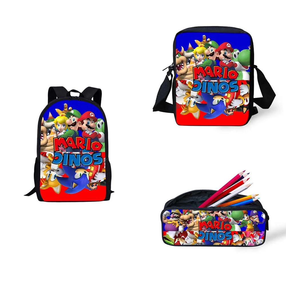3D Sonic Super Mario Bros Cartoon Printed Backpack Children School Bags Teenager Schoolbag Cute Shoulder Large Book Bag Mochila
3D Sonic Super Mario Bros Cartoon Printed Backpack Children School Bags Teenager Schoolbag Cute Shoulder Large Book Bag Mochila