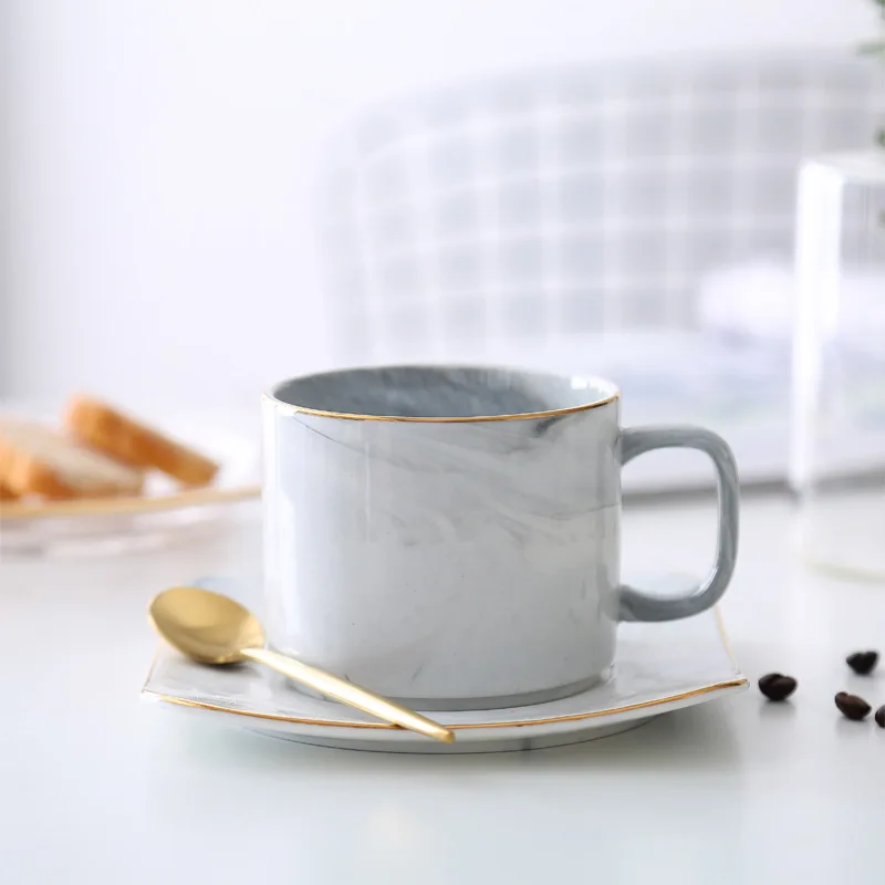 Drop Shipping Marble Coffee Milk Cup Afternoon Tea Cups Set Ceramic Gold Cups and Saucers Home Breakfast Drinkware Teacup
Drop Shipping Marble Coffee Milk Cup Afternoon Tea Cups Set Ceramic Gold Cups and Saucers Home Breakfast Drinkware Teacup